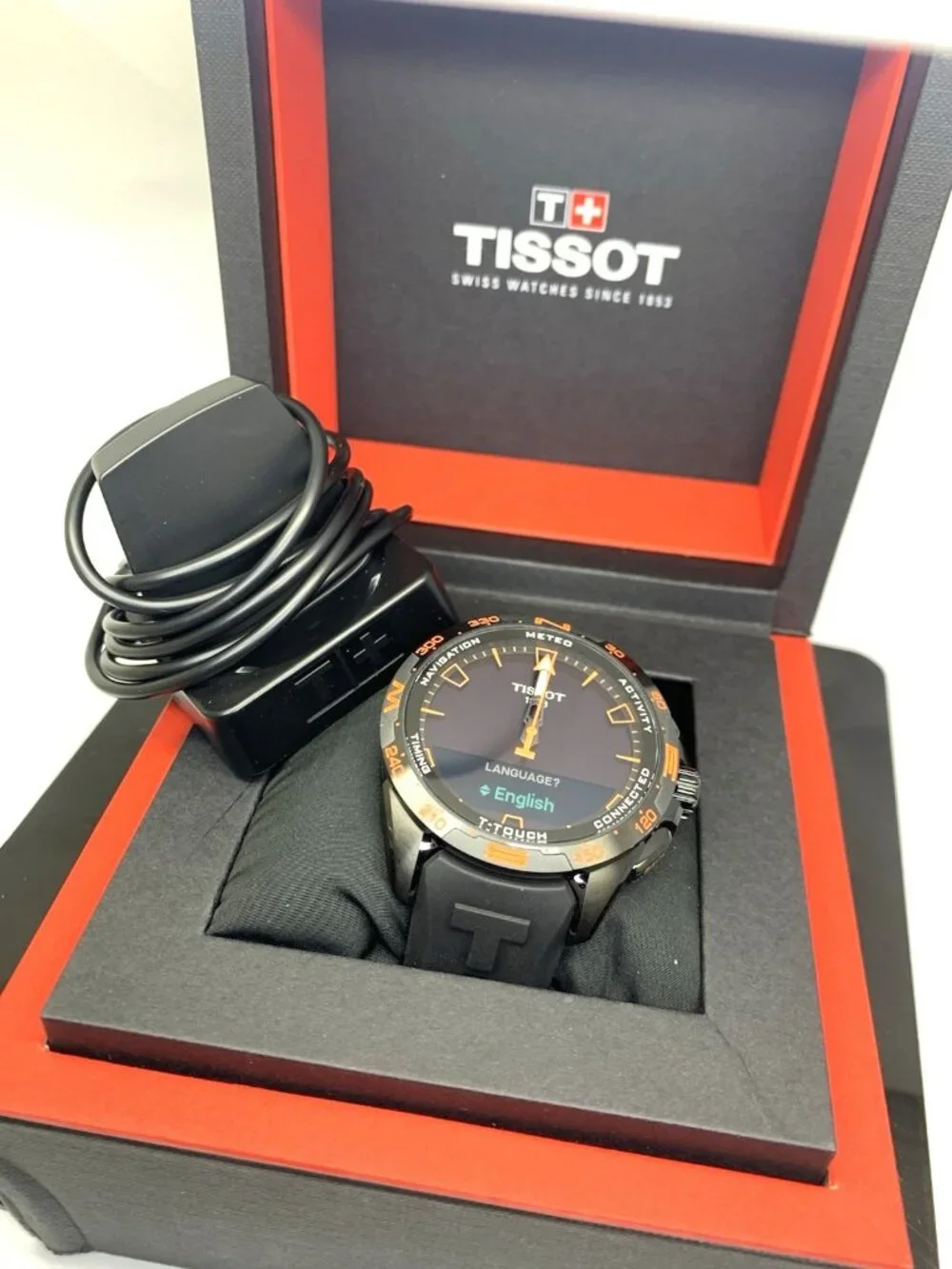 Tissot T-Touch Connect Solar Men's Watch Titanium Black 47.5mm T1214204705104